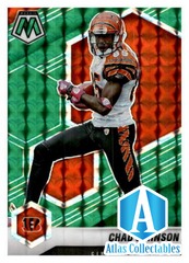 2021 Panini Mosaic Chad Johnson Green Prizm #48 Bengals